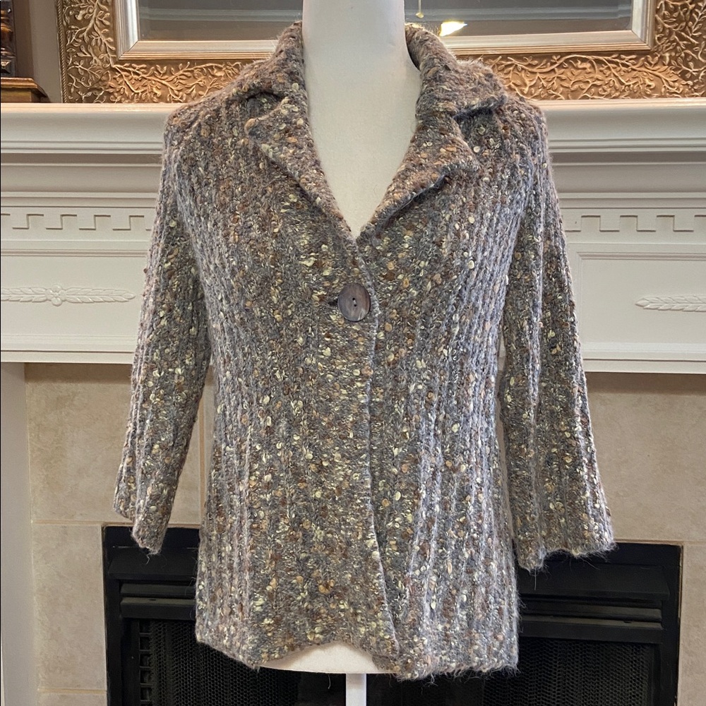Susan Bristol Vintage Swing Cardigan Alpaca and Mohair